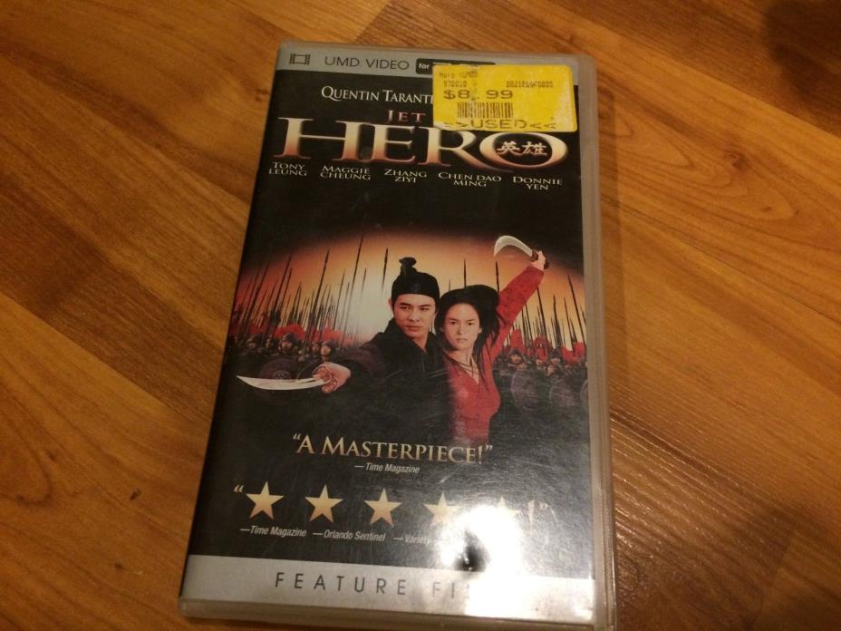 Hero Jet Li UMD PSP MOVIE SONY PLAYSTATION PORTABLE FREE S/H !!