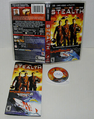 Stealth & wipe out pure combination Umd  2005 psp
