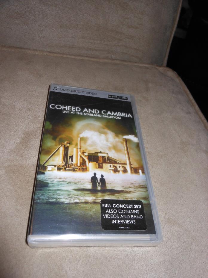 COHEED AND CAMBRIA: LIVE AT THE STARLAND BALLROOM (Sony, PSP) MUSIC VIDEO RARE