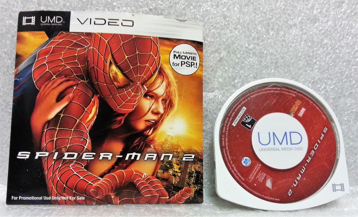 Spiderman 2 Full Length Movie for PSP UMD