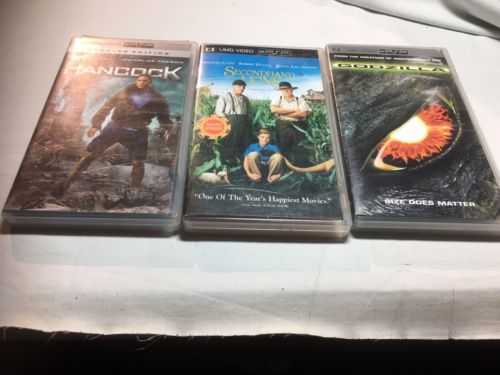 Lot Of 3 Umd Videos For Psp Used