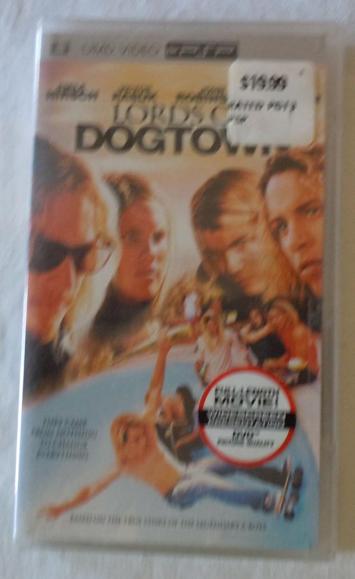 PSP Lords of Dogtown UMD, 2005 Video Movie NEW SEALED Hirsch Rasuk Robinson