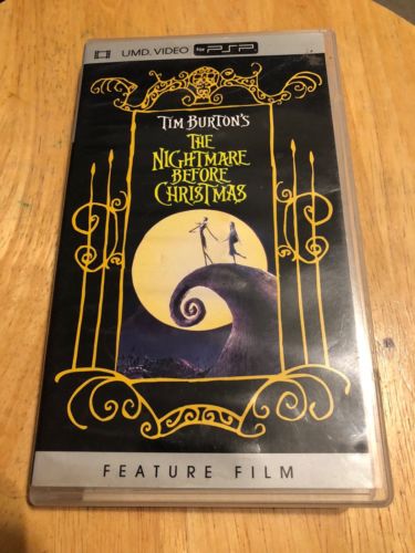 The Nightmare Before Christmas (UMD 2005) PSP UMD VIDEO Tim Burton
