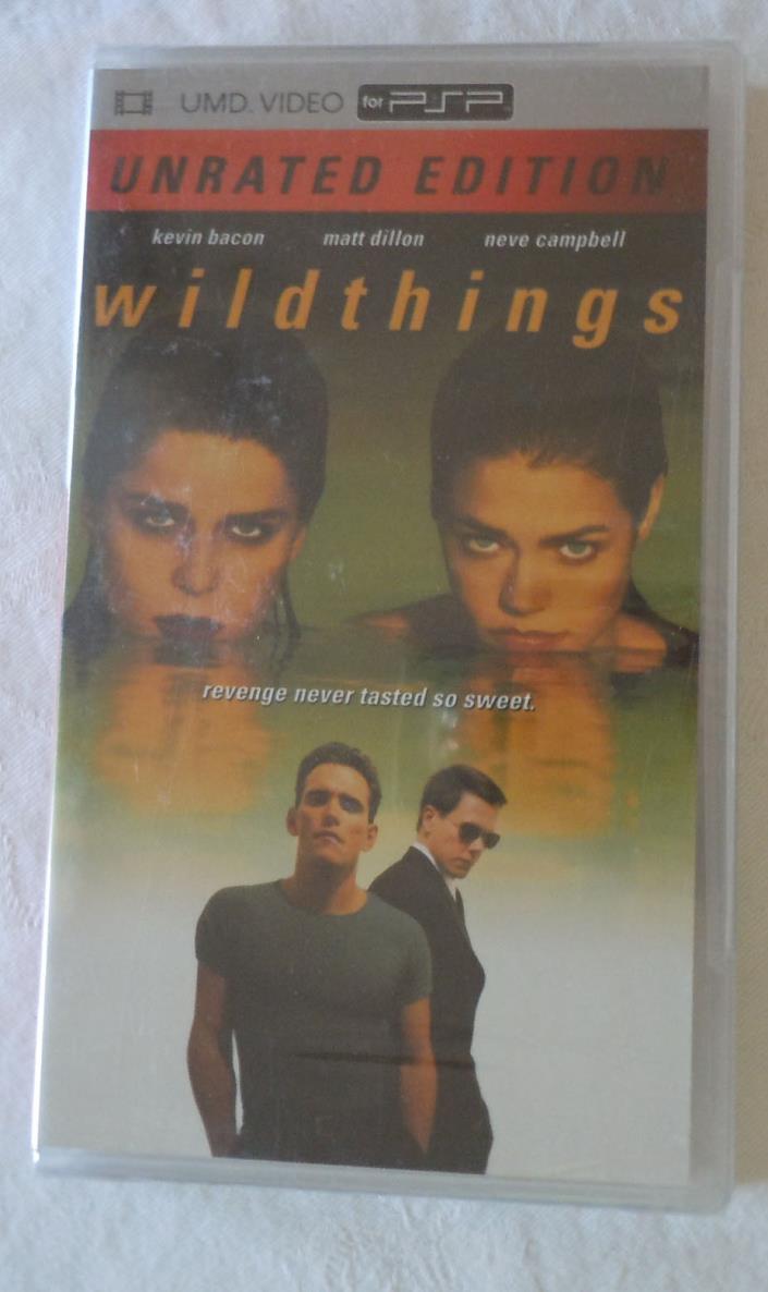 Wild Things UMD 2009 Unrated Edition Video Movie Bacon Dillon Neve Campbell NEW