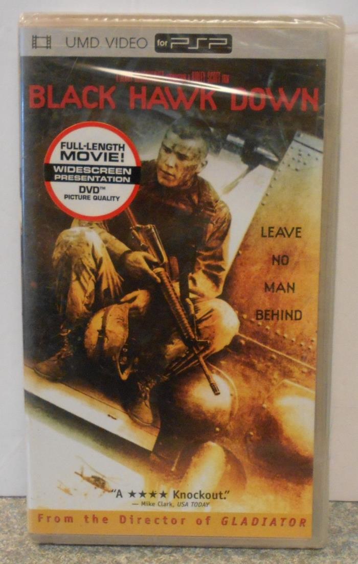 Black Hawk Down (UMD VIDEO FOR PSP, 2005) RARE BRAND NEW