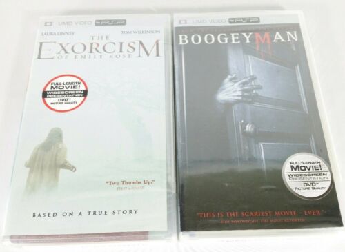 New Sealed PSP Horror Movie Lot The Exorcism of Emily Rose Boogeyman UMD Video