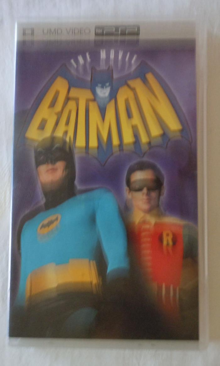 PSP Batman: The Movie (UMD, 2005) Video Movie Adam West Burt Ward Lee Meiwether