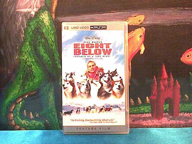Disney feature film movie Eight 8 Below for Nintendo PSP UMD disk* free shipping