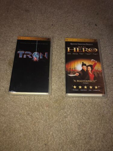 psp umd movies Tron & Hero BRAND NEW SEALED