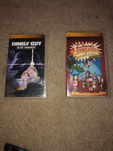 umd psp movies brand new Fam Guy Blue Harvest & Calvacade Of Cartoon Comedy NEW!