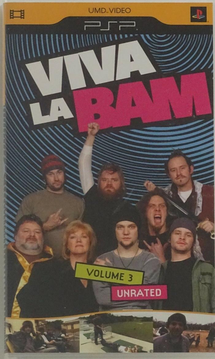 Viva La Bam Vol.3 Unrated for PSP UMD Portable