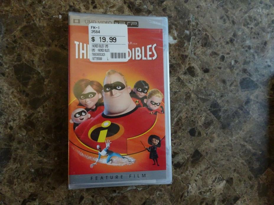 Brand New Sealed The Incredibles [UMD for PSP]  Sealed Disney Pixar