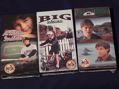 A Little Inside + Big Ideas + Lost in the Barrens (VHS x 3) *NEW*) Free Ship.)