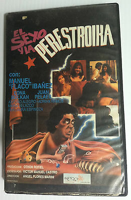EL SEXO Y LA PERESTROIKA VHS Manuel Ibanez Edna Bolkan NTSC Spanish Juan Pelaes