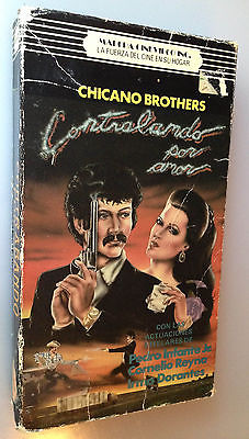 CONTRABANDO POR AMOR VHS '80 Chicano Brothers Rare Pedro Infante Jr Spanish NTSC