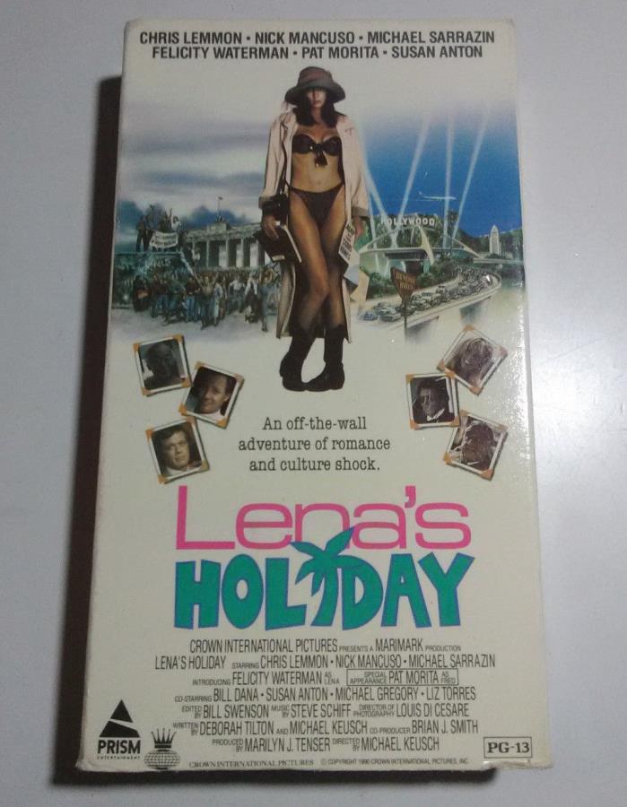 Lenas Holiday Former Rental Rare VHS Chris Lemmon Nick Mancuso Vintage 1990