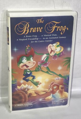 The Brave Frog (VHS, 1995) Clam Shell Hard Case-Vintage Hemdale HTF OOP