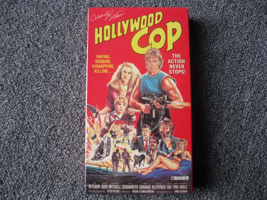 Hollywood Cop BRAND NEW vhs Original Vintage 1987 release Rare Action Samurai