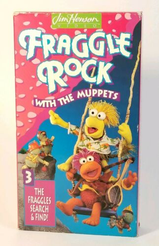 Fraggle Rock With The Muppets: The Fraggles Search & Find! (VHS 1993) Jim Henson