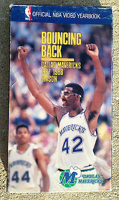 BOUNCING BACK DALLAS MAVERICKS 1987-88 SEASON VHS Basketball NBA Video Yearbook