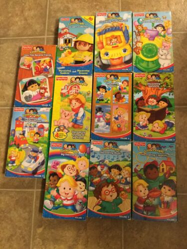 11 Fisher Price Little People VHS TAPES