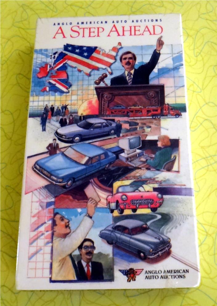 A Step Ahead ~ New VHS Movie ~ Anglo American Auto Auctions Car Vintage Video