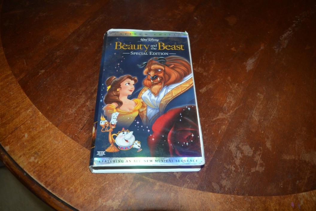 Beauty and the Beast (VHS) clam shell special platinum edition