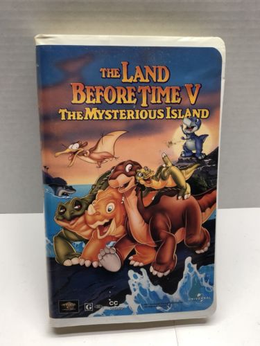 The Land Before Time V : The Mysterious Island (1997 Clamshell VHS)