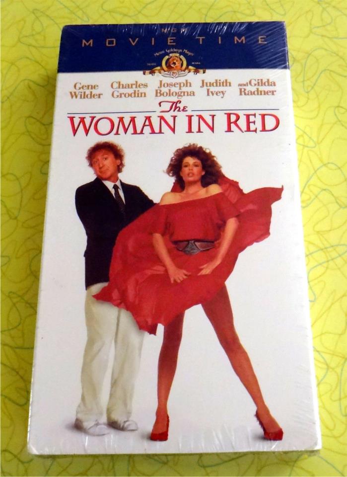 The Woman in Red ~ New VHS Movie ~ 1984 Gene Wilder Romantic Comedy Video
