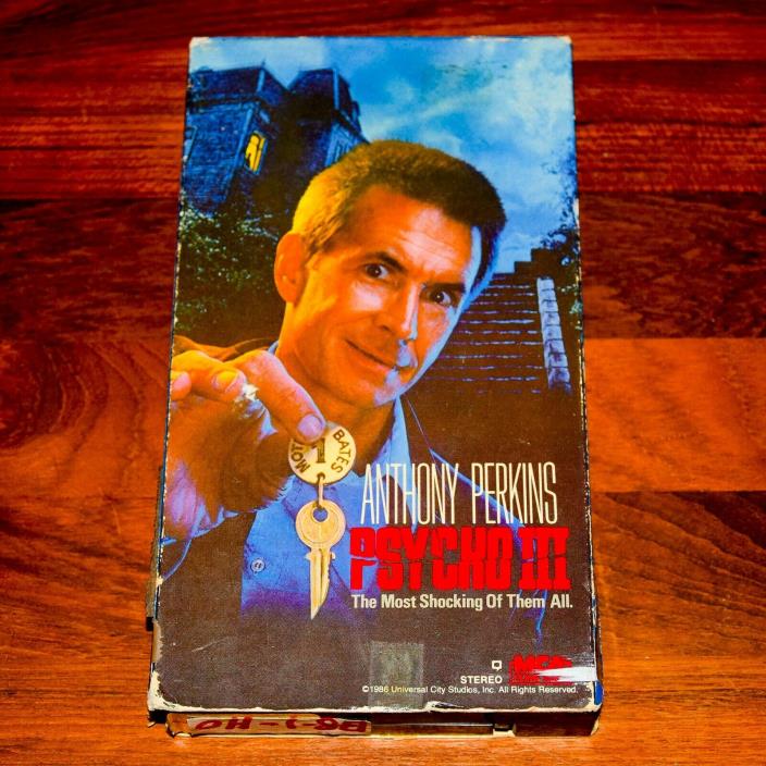 Psycho 3 VHS Horror