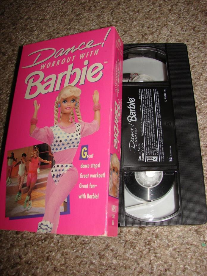 vhs Dance! Workout With Barbie 1992 Jennifer Love Hewitt Mattel work out fitness