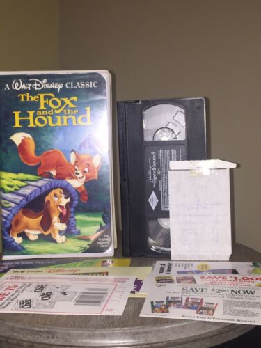 Walt Disney's The Fox and the Hound Black Diamond Rare VHS ISBN: 1-55890-135-3