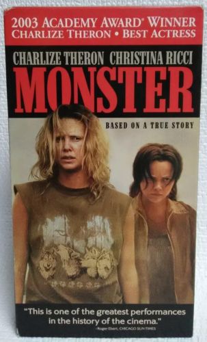 Monster (VHS, 2004) Charlize Theron, Christina Ricci - Preowned