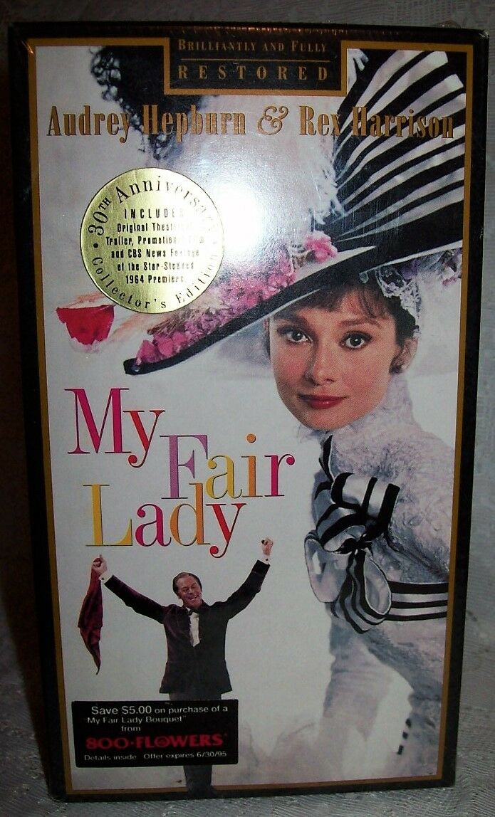 My Fair Lady NEW! (VHS, 1994 2-Tape Set, 30th Anniversary Edition) NEVER OPENED!