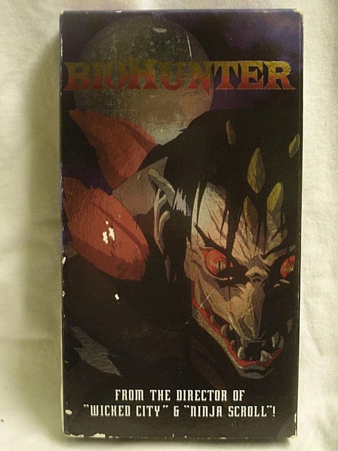 Biohunter Anime Movie VHS Tape English dubbed 1997 Urban Vision animated film