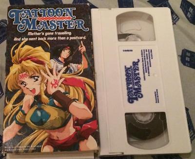 Tattoon Master Anime Manga Rare VHS Kazuyuki Hirokawa English Subtitled Version