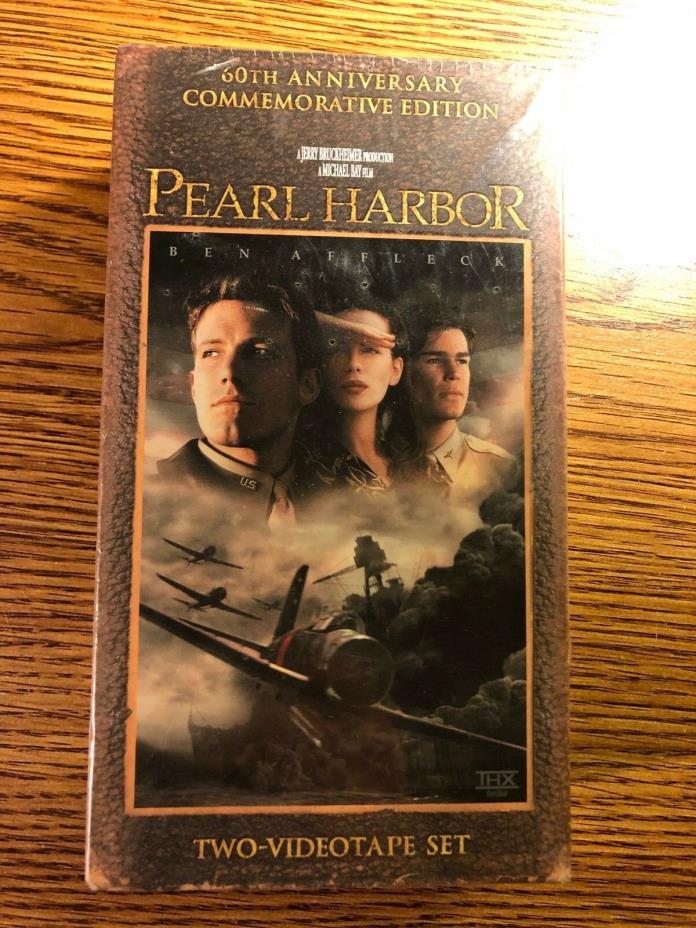 PEARL HARBOR TWO VIDEO TAPE SET 60TH ANNIVERSARY COMMEMORATIVE VHS NEW SEALED