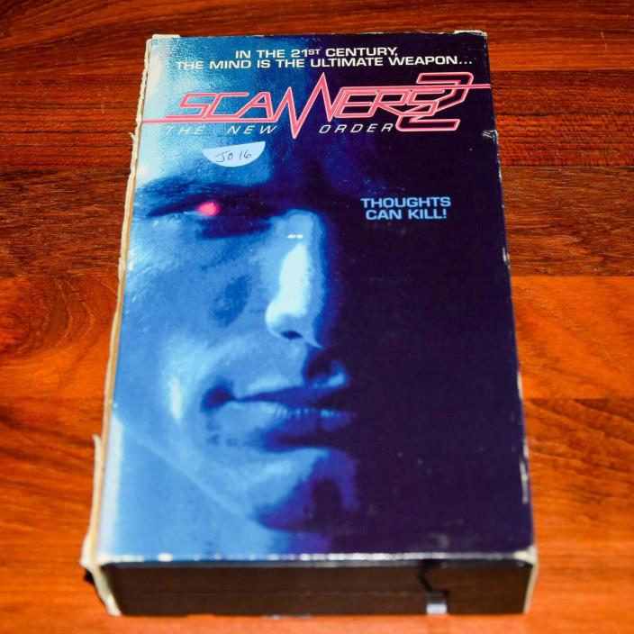 Scanners 2 The New Order VHS Horror