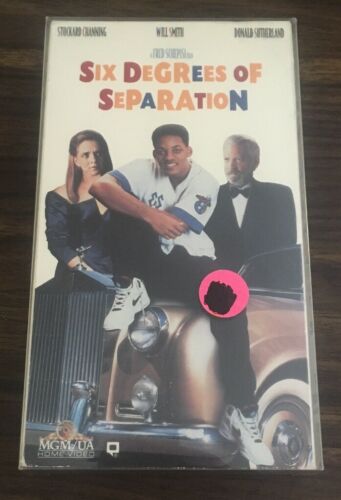 Six Degrees of Separation VHS Used with protective case