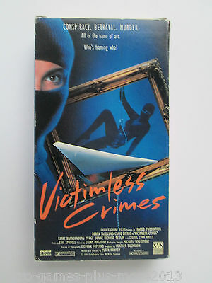 Dead Silence/Victimless Crimes (VHS, 1991) Promo Screener Double Feature (NTSC)
