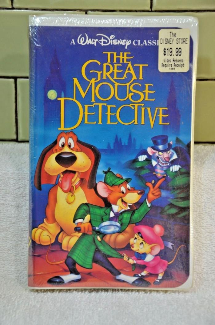 Sealed NEW! Walt Disney Classic The Great Mouse Detective VHS Tape  Rare 1360