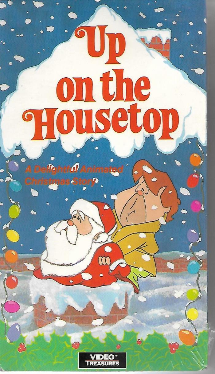 UP ON THE HOUSETOP A Delightful Animated Christmas Story VHS Rare NEW Sealed