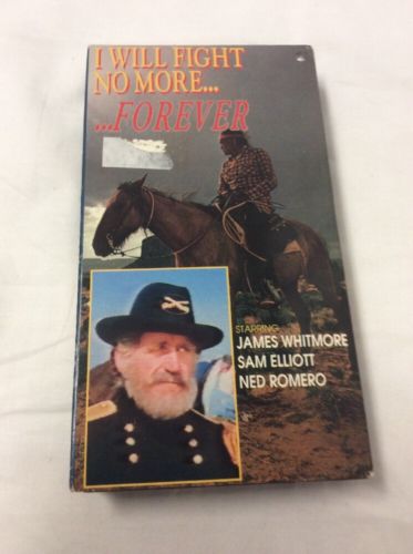 I Will Fight No More - Forever Starring Jame Whitmore Sam Elliott VHS