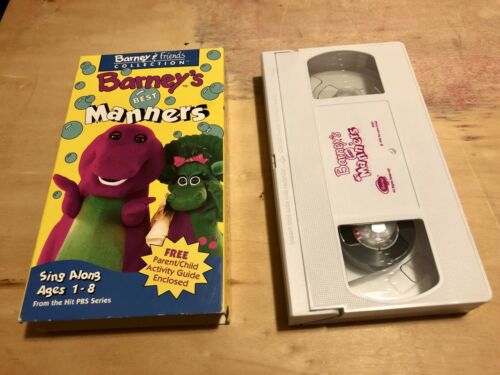 Barney- Barney’s Best Manners- VHS Tape