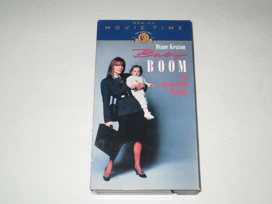 Baby Boom (VHS, 1996, Movie Time) Diane Keaton (NTSC) Rare OOP