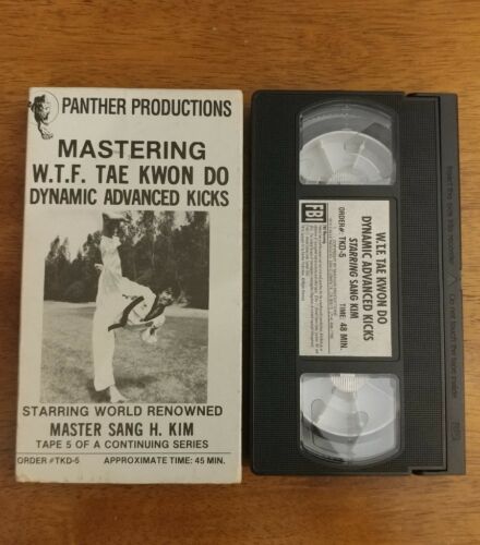 Panther Productions WTF Mastering Tae Kwon Do Advanced Kicks VHS NTSC US
