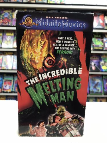 VHS The Incredible Melting Man (1977) Horror Sci Fi