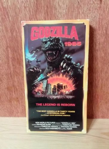 GODZILLA 1985 VHS Raymond Burr 