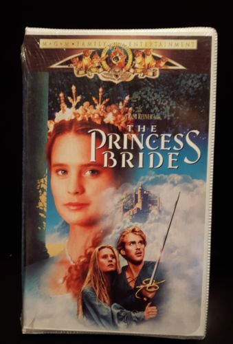 The princess bride vhs tape new factory sealed 6855 1987 funny exciting pg movie