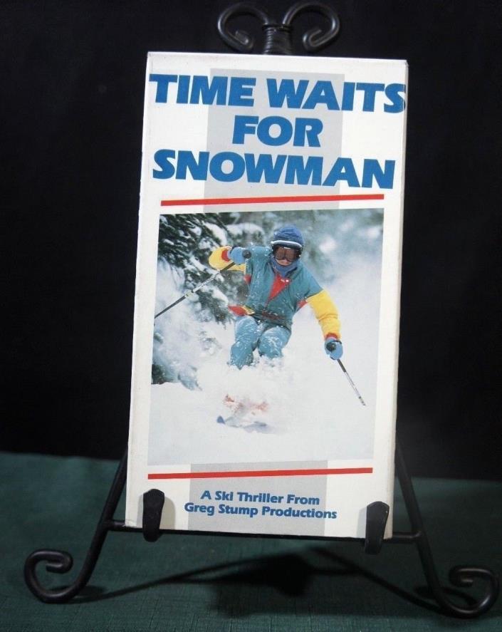 'Time Waits for Snowman' VHS Video Greg Stump Winter Park Colorado Skiing Tested